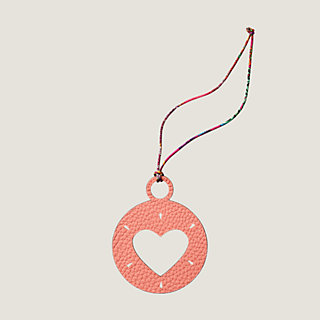 Hermes heart sale charm